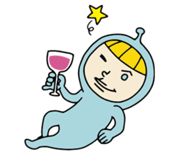 Spaceman & Denpa girl Part 2 sticker #846999