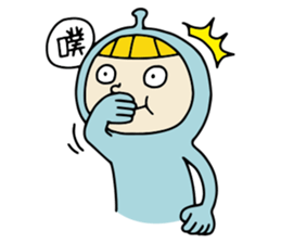 Spaceman & Denpa girl Part 2 sticker #847003