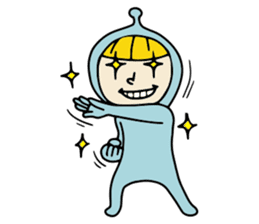 Spaceman & Denpa girl Part 2 sticker #847016