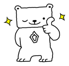 He is Mr. Maa of a bear. sticker #847079