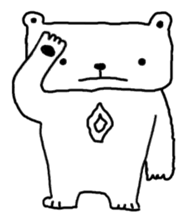 He is Mr. Maa of a bear. sticker #847080