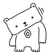 He is Mr. Maa of a bear. sticker #847083