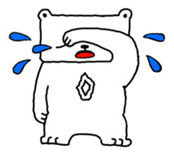 He is Mr. Maa of a bear. sticker #847086