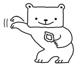 He is Mr. Maa of a bear. sticker #847087