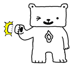 He is Mr. Maa of a bear. sticker #847088