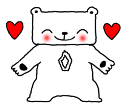 He is Mr. Maa of a bear. sticker #847090