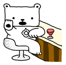 He is Mr. Maa of a bear. sticker #847091