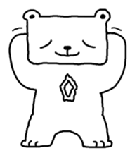 He is Mr. Maa of a bear. sticker #847095