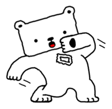 He is Mr. Maa of a bear. sticker #847096
