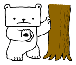 He is Mr. Maa of a bear. sticker #847101