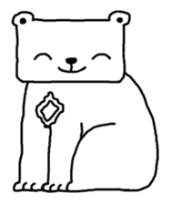 He is Mr. Maa of a bear. sticker #847102