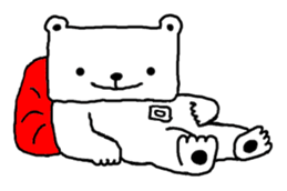 He is Mr. Maa of a bear. sticker #847103