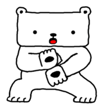 He is Mr. Maa of a bear. sticker #847105