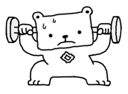He is Mr. Maa of a bear. sticker #847106