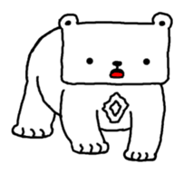 He is Mr. Maa of a bear. sticker #847109