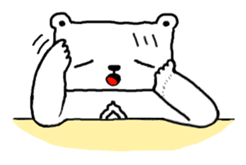 He is Mr. Maa of a bear. sticker #847110