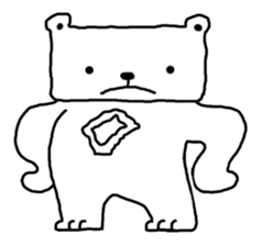 He is Mr. Maa of a bear. sticker #847111