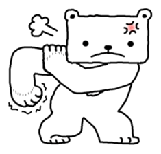 He is Mr. Maa of a bear. sticker #847112