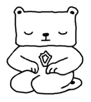 He is Mr. Maa of a bear. sticker #847113