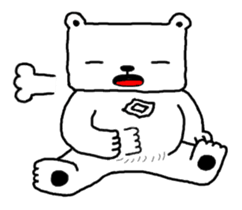 He is Mr. Maa of a bear. sticker #847116