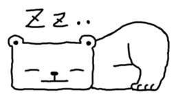 He is Mr. Maa of a bear. sticker #847118