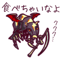 Giant Isopod and animals in the deep sea sticker #847372