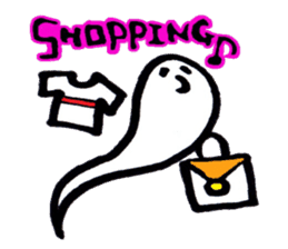 Marshmallow Ghost Matthew sticker #847630