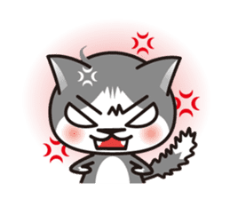Bicolor cat Eight sticker #847816