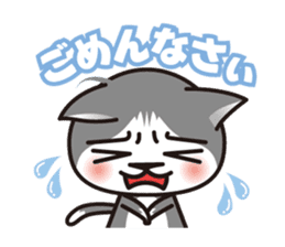 Bicolor cat Eight sticker #847818