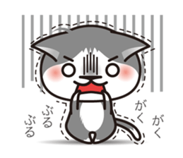 Bicolor cat Eight sticker #847823