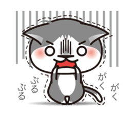 Bicolor cat Eight sticker #847823