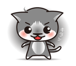 Bicolor cat Eight sticker #847824