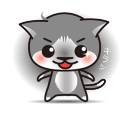 Bicolor cat Eight sticker #847824
