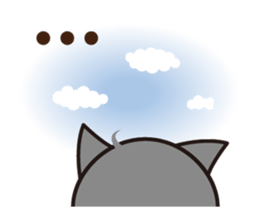 Bicolor cat Eight sticker #847829