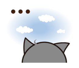 Bicolor cat Eight sticker #847829