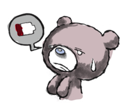 Baby Knuckle Bear Sticker sticker #848101