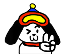 Snowboard dog Sticker sticker #848119