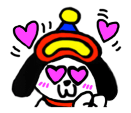 Snowboard dog Sticker sticker #848126