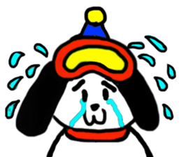 Snowboard dog Sticker sticker #848129