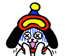 Snowboard dog Sticker sticker #848137