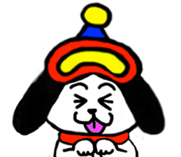 Snowboard dog Sticker sticker #848139