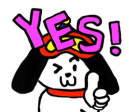 Snowboard dog Sticker sticker #848141