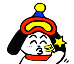 Snowboard dog Sticker sticker #848149