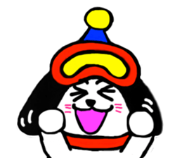 Snowboard dog Sticker sticker #848151