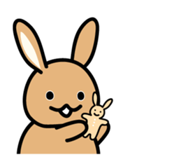 Confectioner of rabbit sticker #848687