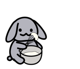 Confectioner of rabbit sticker #848692