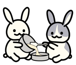 Confectioner of rabbit sticker #848694