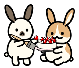 Confectioner of rabbit sticker #848697