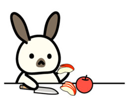 Confectioner of rabbit sticker #848699