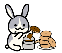Confectioner of rabbit sticker #848706